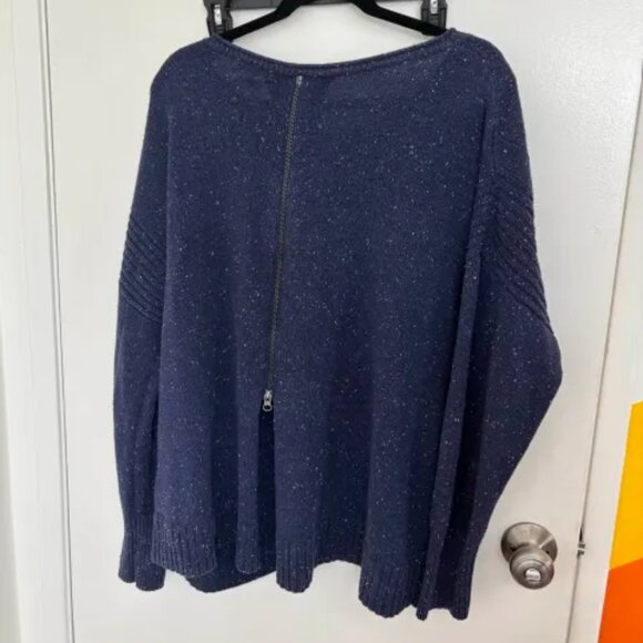 Caslon Back Zip Pullover - sweater xl 16-18 - Picture 2 of 3